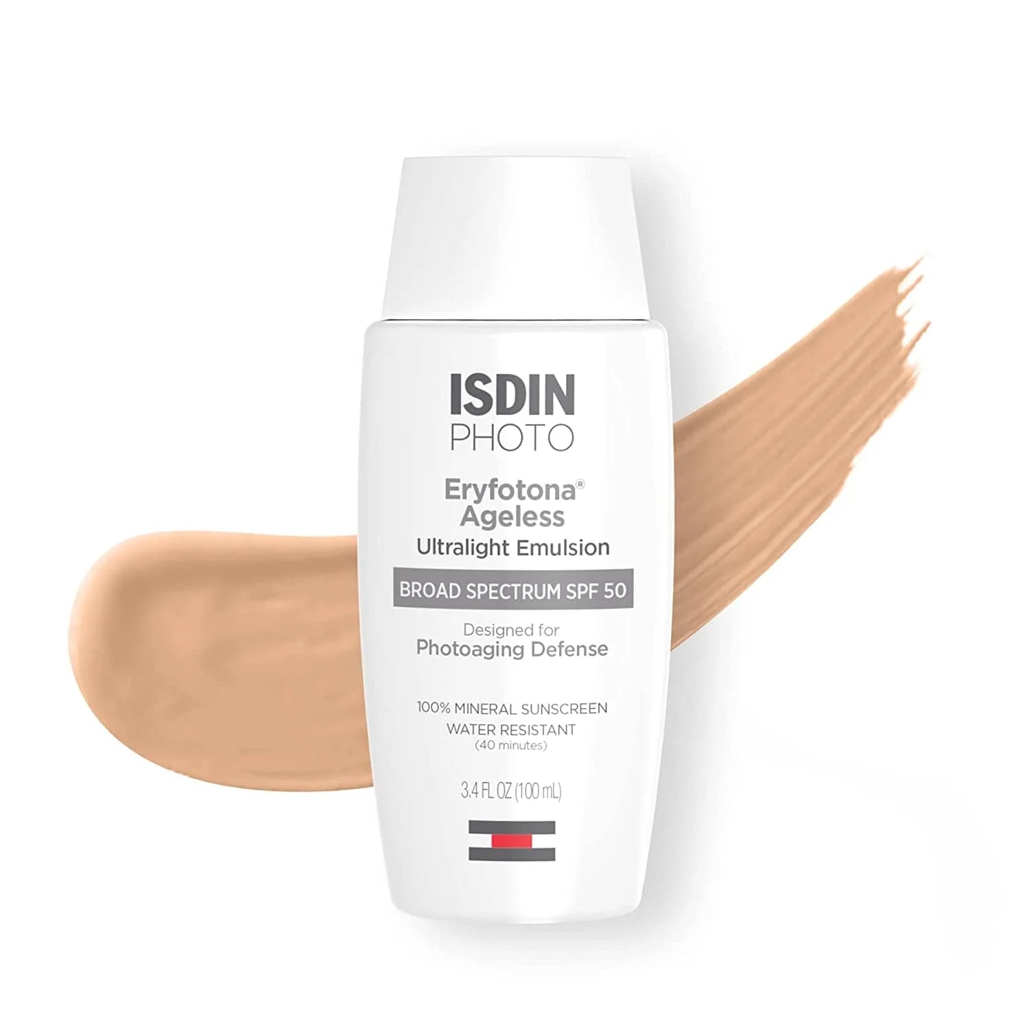 ISDIN Photo Eryfotona Ageless Ultralight Tinted Mineral SPF 50 Sunscreen